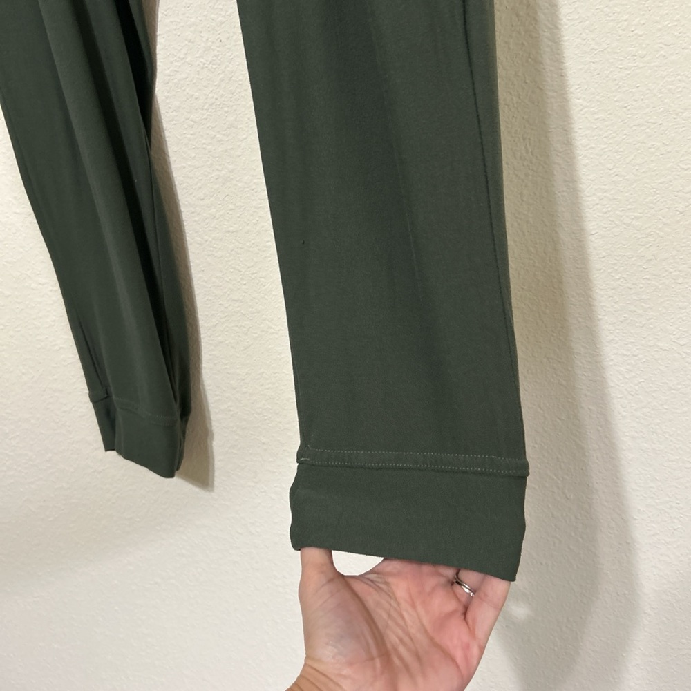 Olive Green Women's Joggers - Picture 4 of 5